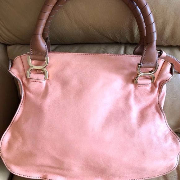 Chloé Marcie Lambskin Leather Cross Body Bag - Picture 2 of 8